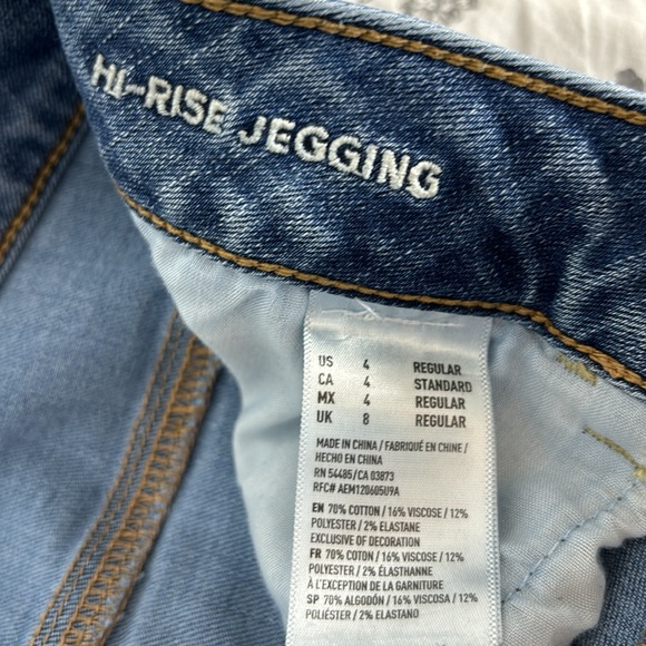 🦅American Eagle Outfitters Denim Jegging | Size 4 - Picture 7 of 9